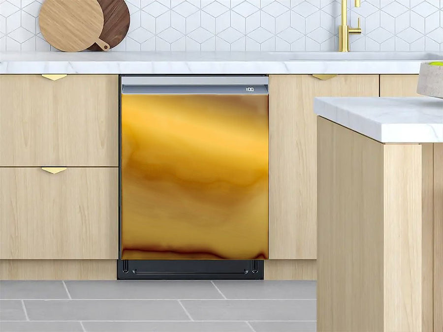 Rwraps™ Chrome Gold Custom Dishwasher Cover