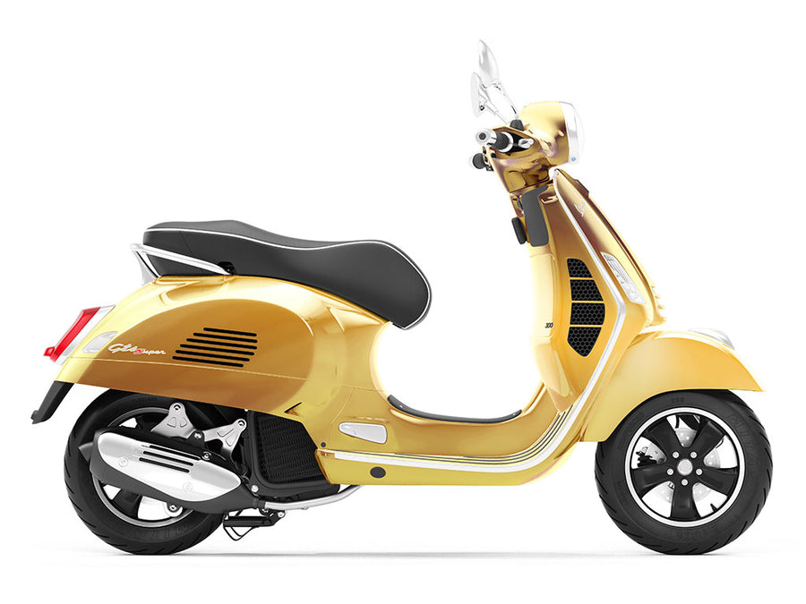 Rwraps Chrome Gold Do-It-Yourself Scooter Wraps