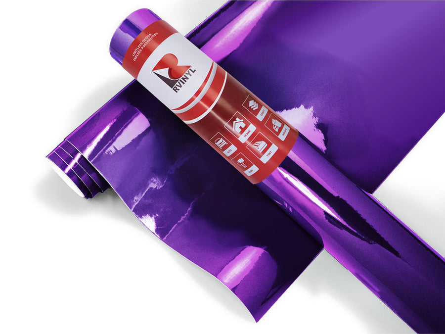 Purple Chrome Vinyl FilmCar Wraps
