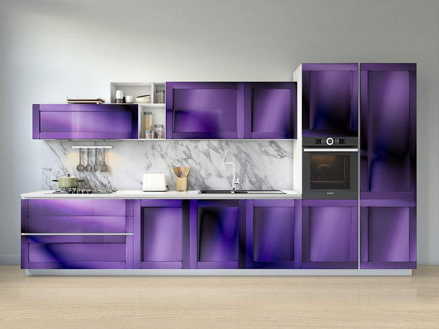 Rwraps™ Chrome Purple Kitchen Cabinet Wraps