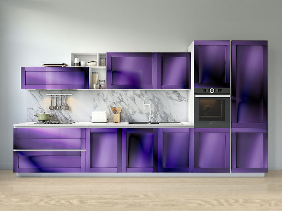 Rwraps™ Chrome Purple Kitchen Cabinet Wraps