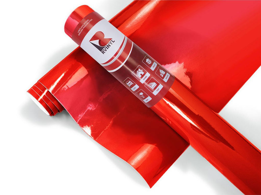 Rwraps Chrome Red Ranget Wrap Color Film