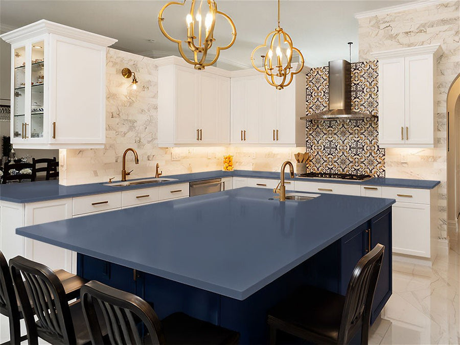 Rwraps Gloss Gray (Cement) DIY Kitchen Counter Wraps