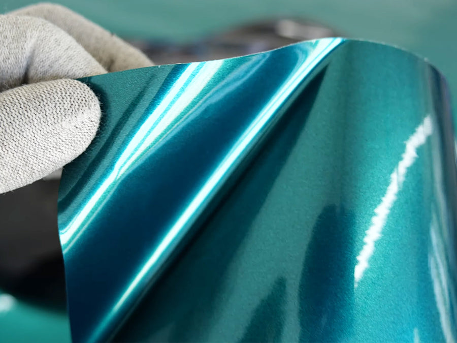 Rwraps Gloss Emerald Green Metallic Vinyl~Rwraps Gloss Emerald Green Metallic Vinyl Film~1