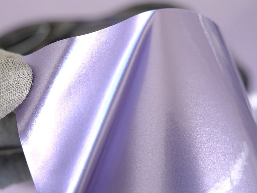 Rwraps Gloss Metallic Light Purple Film~Rwraps Gloss Metallic Light Purple Vinyl Sheet~1