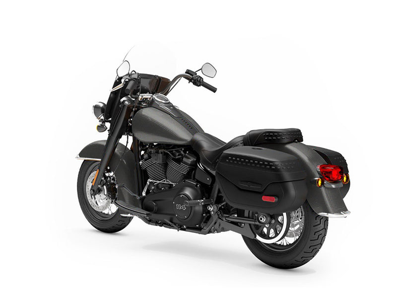 Rwraps Gloss Metallic Black Motorcycle Vinyl Wraps