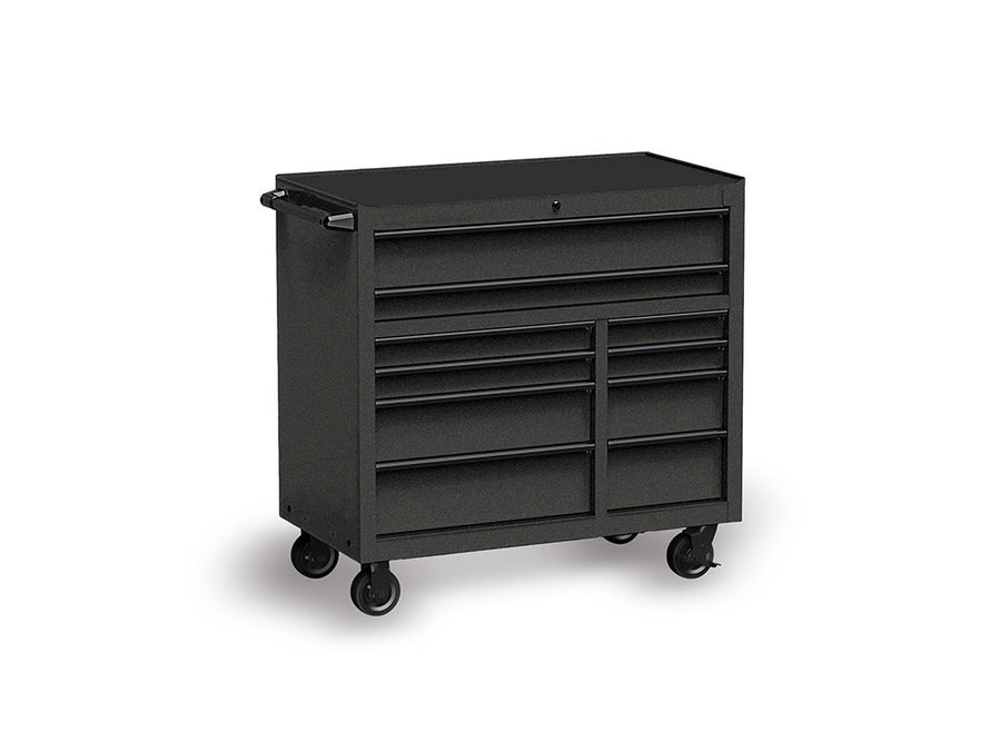 Rwraps™ Gloss Metallic Black Tool Cabinet Wraps