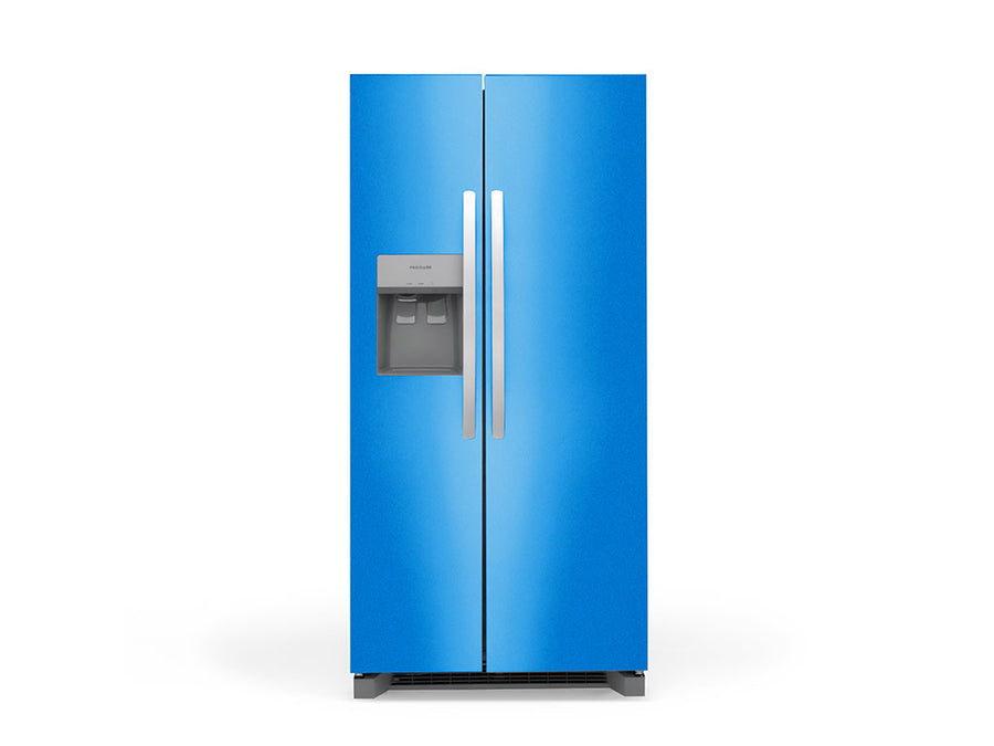 Rwraps™ Gloss Metallic Blue Refrigerator Wraps