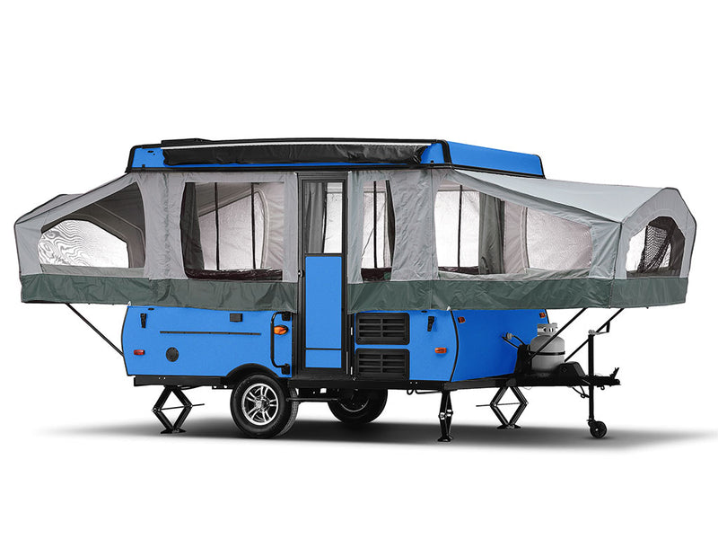 Rwraps Gloss Metallic Bright Blue DIY Truck Camper Wraps