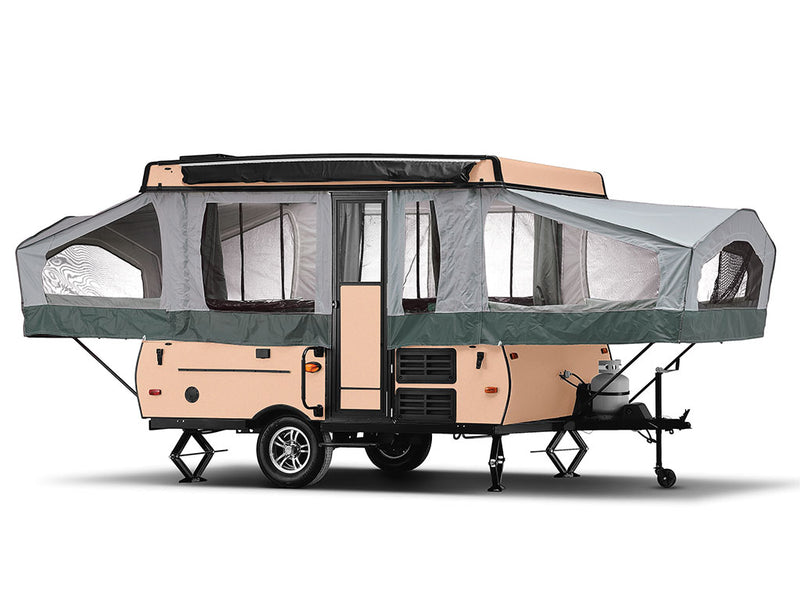 Rwraps Gloss Metallic Champagne Gold Pop-Up Camper