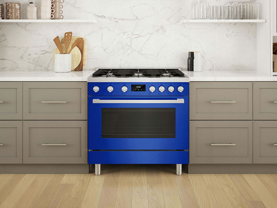 Rwraps™ Gloss Metallic Dark Blue Oven Wraps