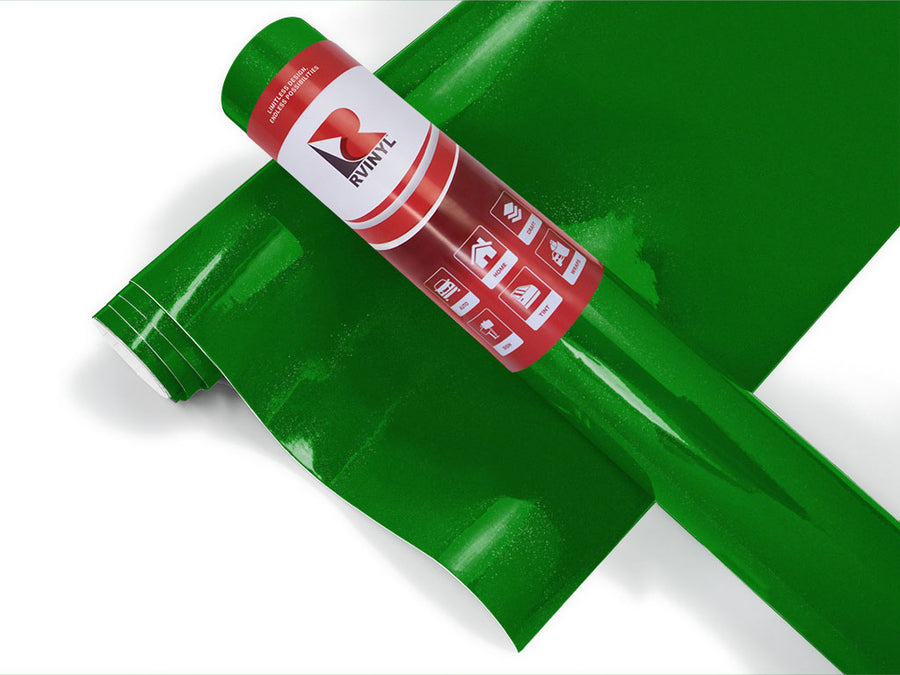 Rwraps Gloss Metallic Dark Green Vehicle Wrap Color Film