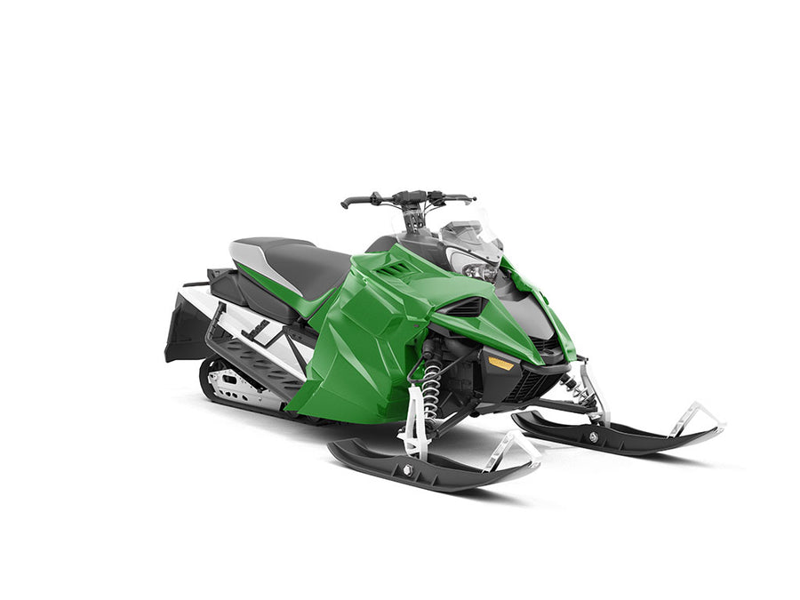 Rwraps™ Gloss Metallic Dark Green Vinyl Snowmobile Wrap