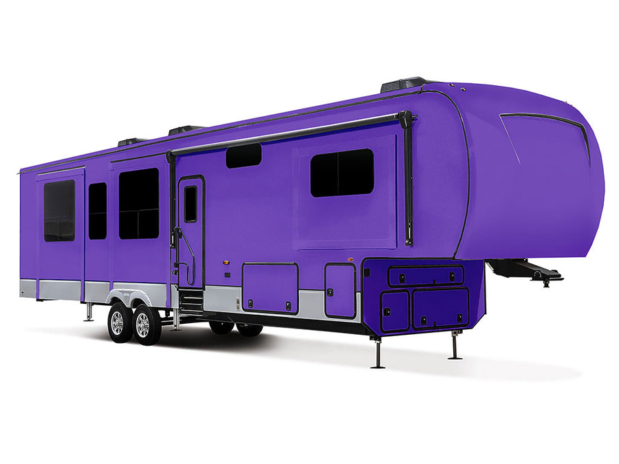 Rwraps Gloss Metallic Dark Purple RV Vinyl Wraps