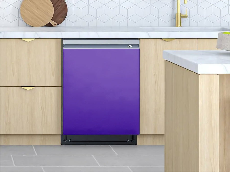 Rwraps™ Gloss Metallic Dark Purple Custom Dishwasher Cover