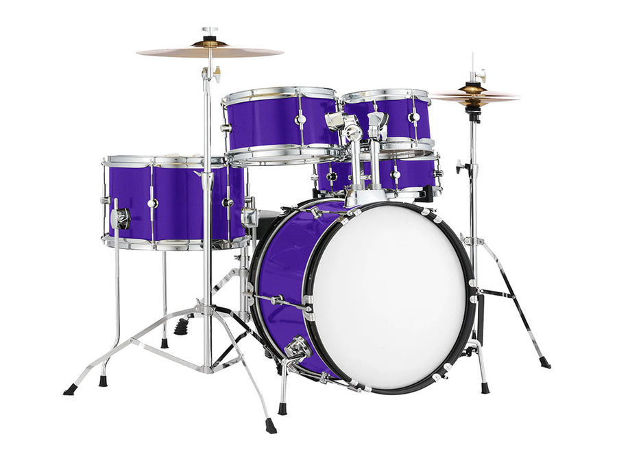 Rwraps™ Gloss Metallic Dark Purple Drum Wraps