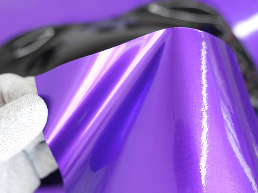 Rwraps Metallic Gloss Dark Purple Vinyl~Rwraps Metallic Dark Purple Vinyl Sheet~1