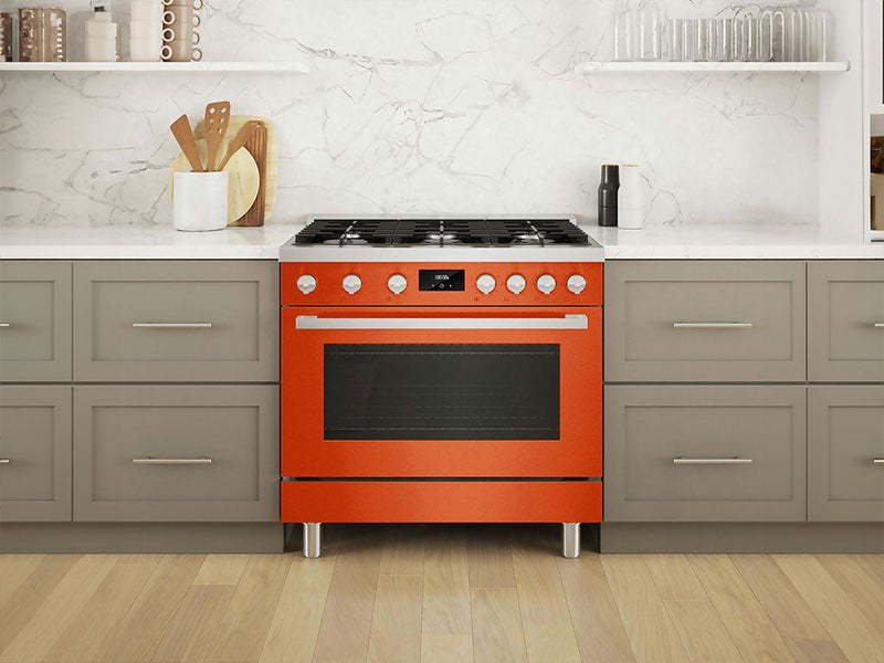 Rwraps™ Gloss Metallic Fire Orange Oven Wraps