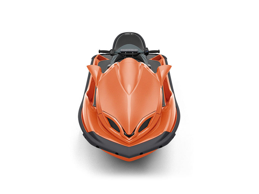 Rwraps Gloss Metallic Fire Orange DIY Jet Ski Wraps