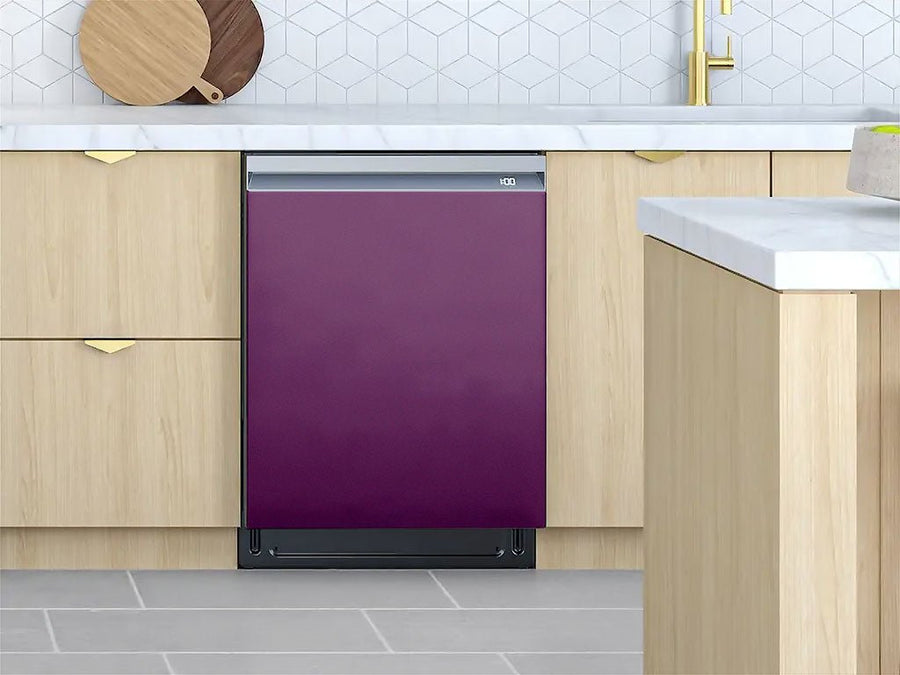 Rwraps™ Gloss Metallic Grape Custom Dishwasher Cover