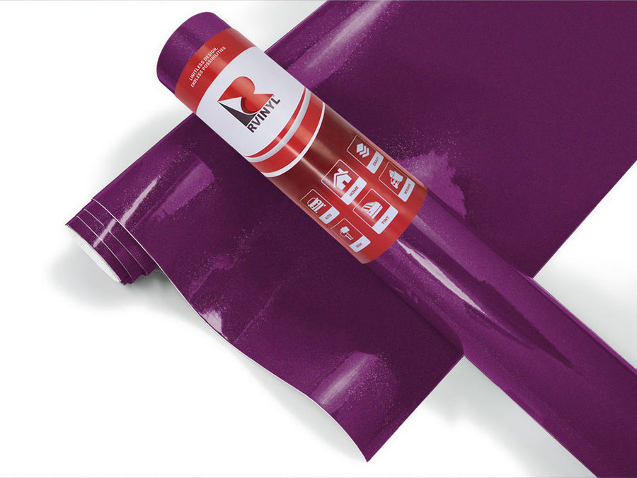 Rwraps Gloss Metallic Grape Go Kart Wrap Color Film