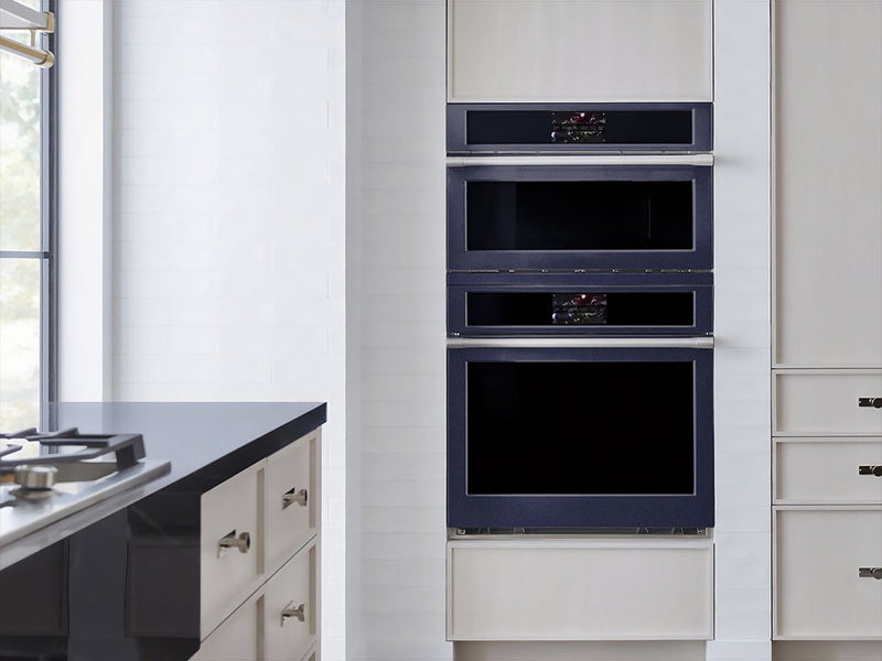 Rwraps Gloss Metallic Midnight Blue DIY Built-In Oven Wraps