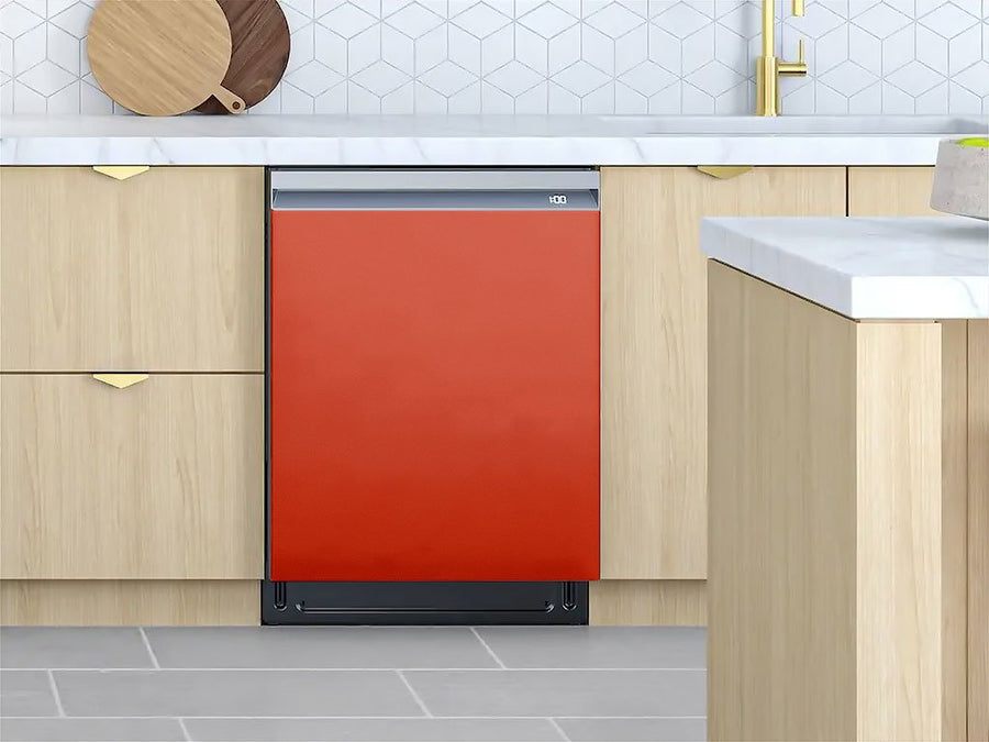 Rwraps™ Gloss Metallic Orange Custom Dishwasher Cover
