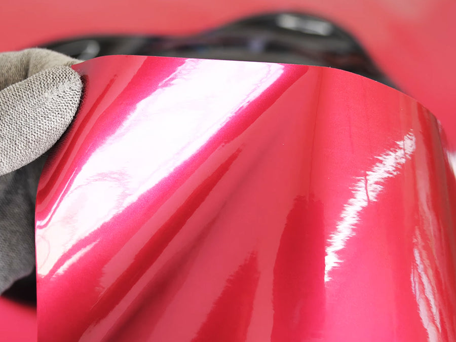 Rwraps Gloss Metallic Red Rose Vinyl~Rwraps Gloss Metallic Red Rose Film Sheet~1