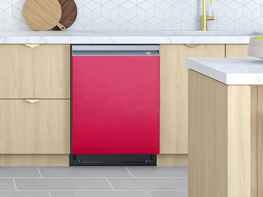 Rwraps™ Gloss Metallic Rose Red Custom Dishwasher Cover