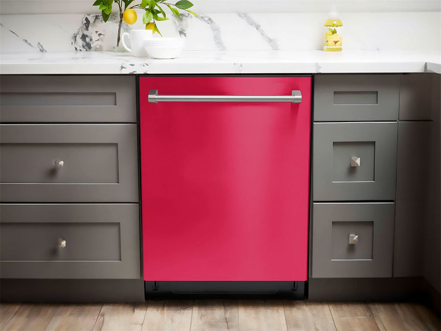 Rwraps™ Gloss Metallic Rose Red Dishwasher Wraps