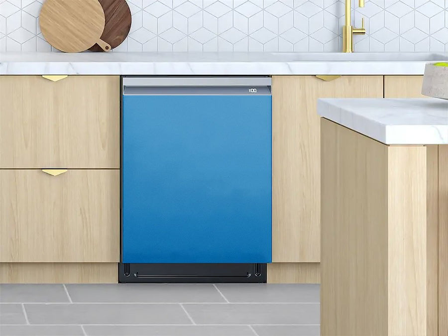 Rwraps™ Gloss Metallic Sea Blue Custom Dishwasher Cover