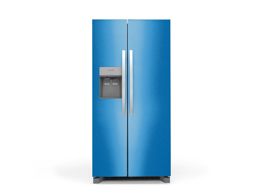Rwraps™ Gloss Metallic Sea Blue Refrigerator Wraps