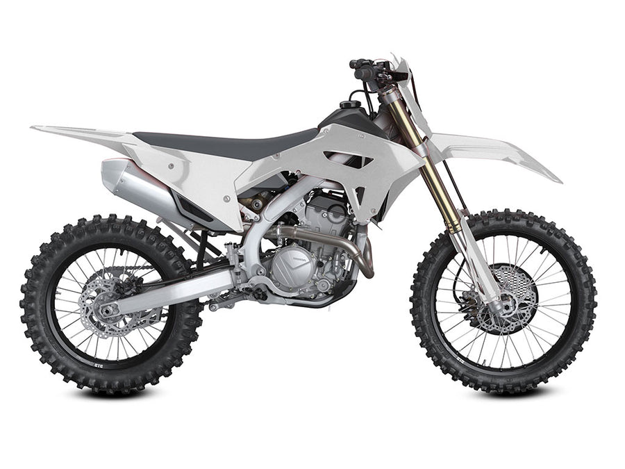 Rwraps Gloss Metallic Silver Do-It-Yourself Dirt Bike Wraps