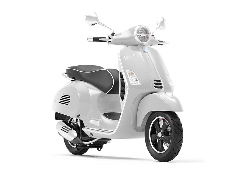 Rwraps™ Gloss Metallic Silver Vinyl Scooter Wrap
