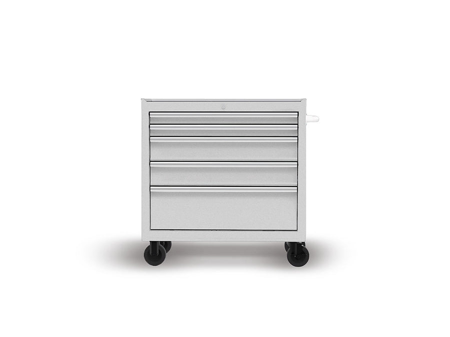 Rwraps Gloss Metallic Silver DIY Tool Cabinet Wraps