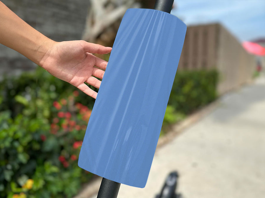Rwraps Gloss Metallic Sky Blue Do-It-Yourself E-Scooter Wraps