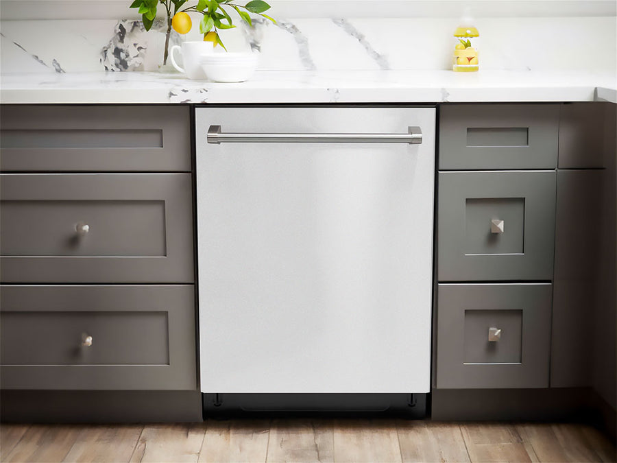 Rwraps™ Gloss Metallic White Dishwasher Wraps