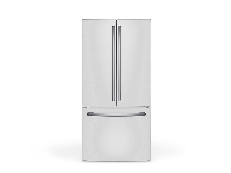 Rwraps Gloss Metallic White DIY Built-In Refrigerator Wraps