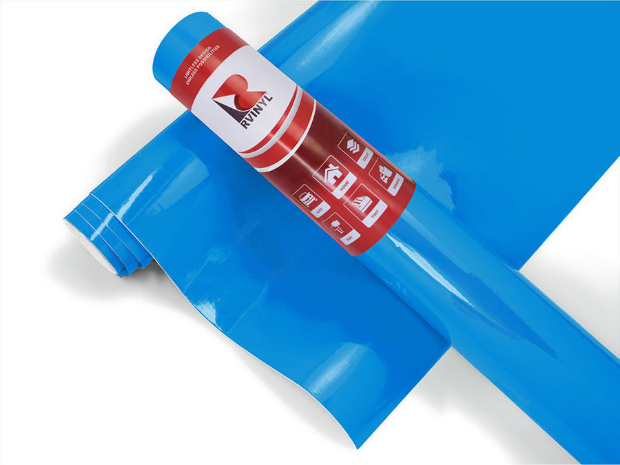 Rwraps Gloss Sea Blue Go Kart Wrap Color Film