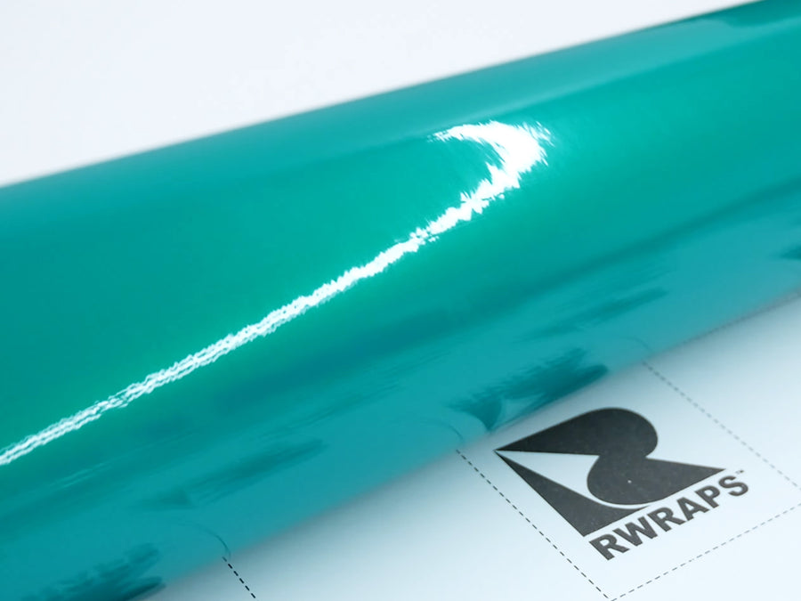 Rwraps Gloss Sea Green Metallic Film~Rwraps Gloss Sea Green Metallic Vinyl Roll~1