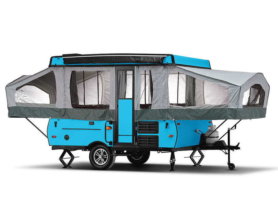 Rwraps Gloss Sky Blue DIY Truck Camper Wraps