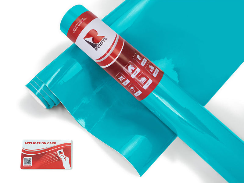 Teal Vinyl FilmCar Wraps