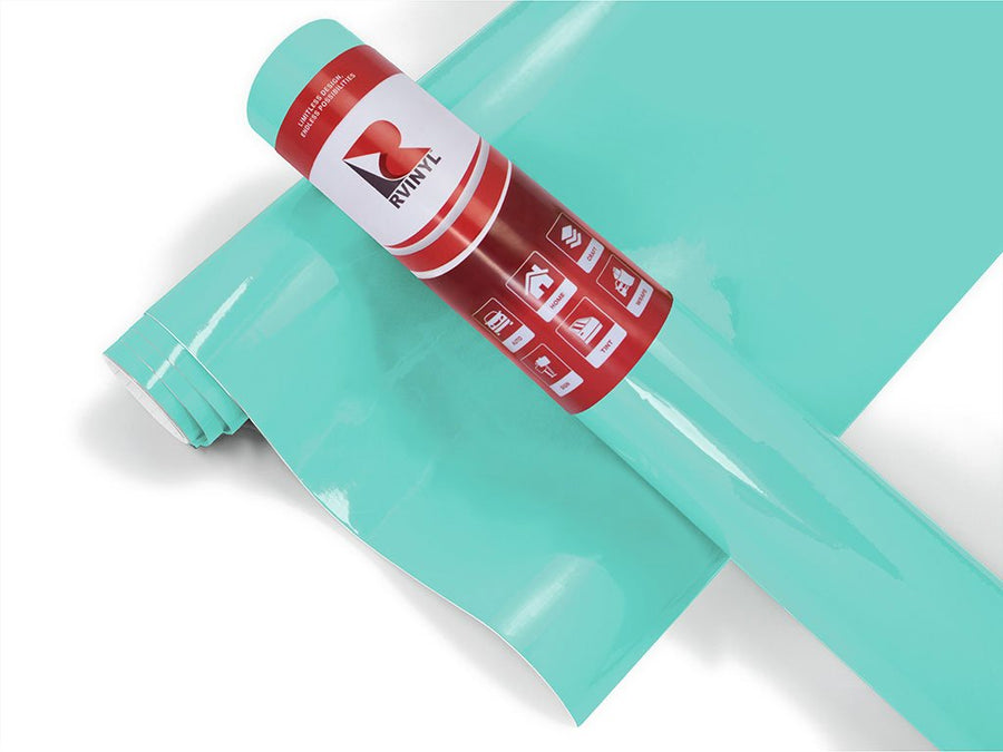 Rwraps Gloss Turquoise Blue Tool Cabinet Wrap Color Film