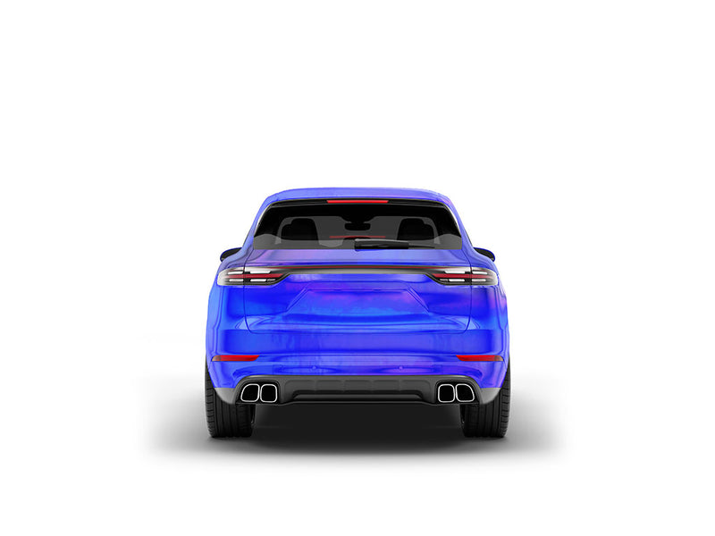 Rwraps Holographic Chrome Blue Neochrome SUV Vinyl Wraps