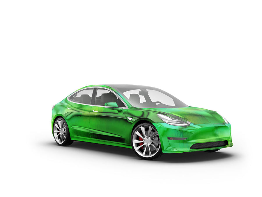 Rwraps Holographic Chrome Green Neochrome Vehicle Wraps