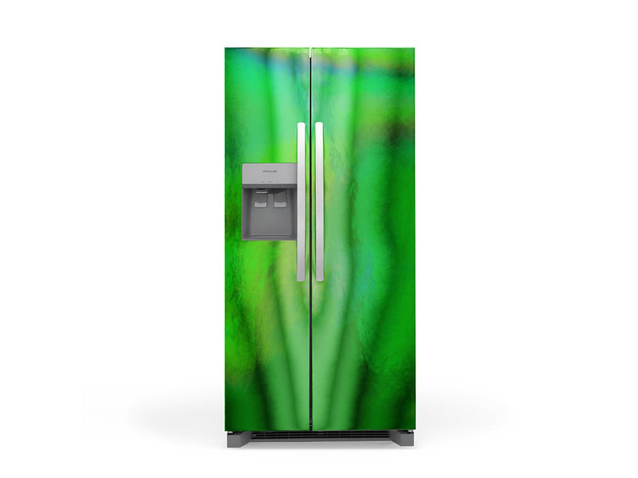 Rwraps™ Holographic Chrome Green Neochrome Refrigerator Wraps