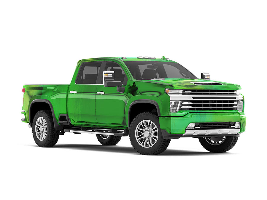 Rwraps Holographic Chrome Green Neochrome DIY Vehicle Wraps