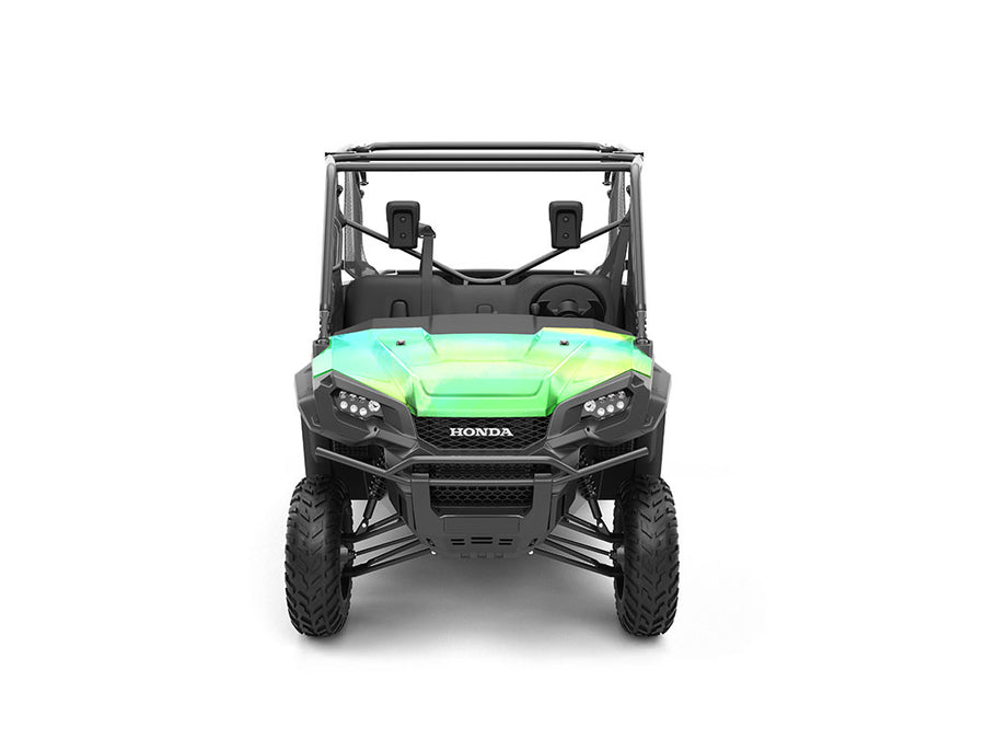 Rwraps Holographic Chrome Green Neochrome DIY UTV Wraps