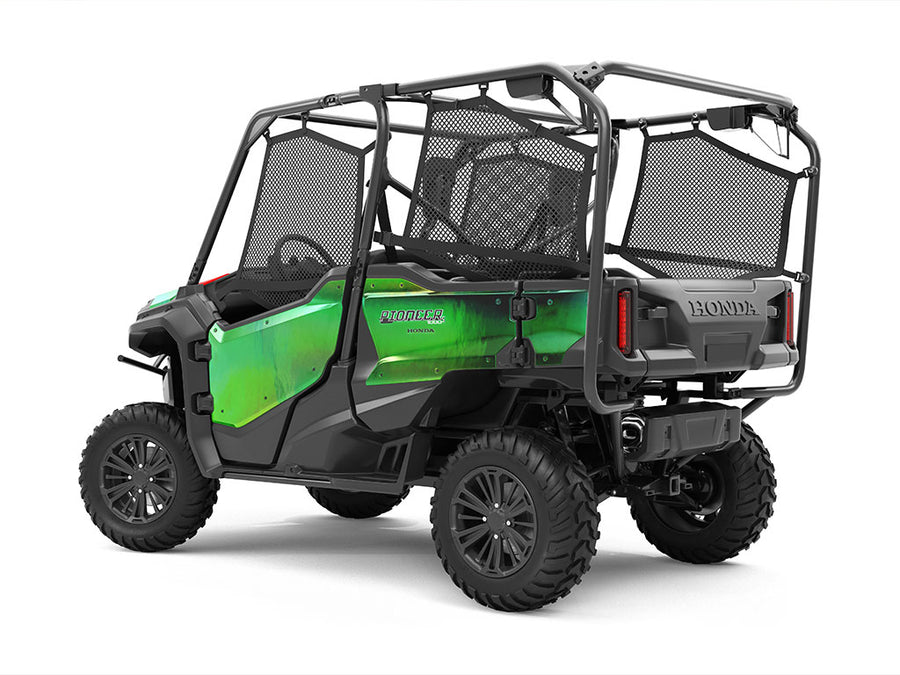 Rwraps Holographic Chrome Green Neochrome UTV Vinyl Wraps