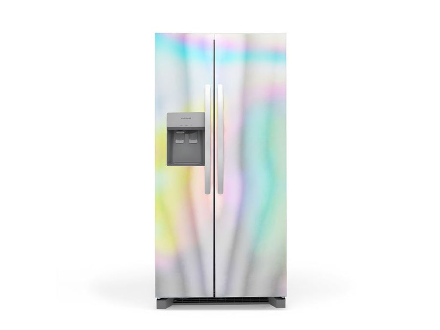 Rwraps™ Holographic Chrome Silver Neochrome (Matte) Refrigerator Wraps